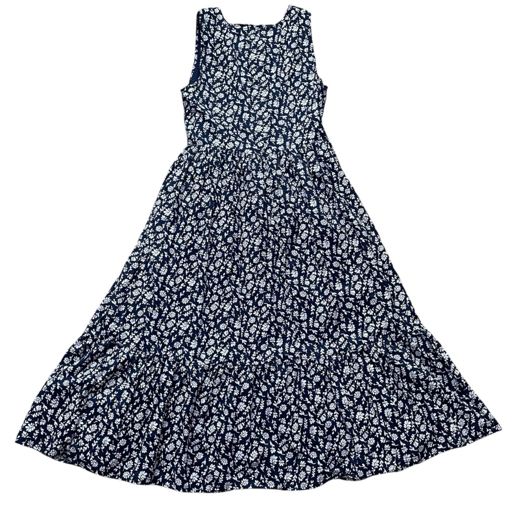 *NWOT* J. Crew Printed Smocked Tiered Midi/Maxi Dress - Picture 6 of 16